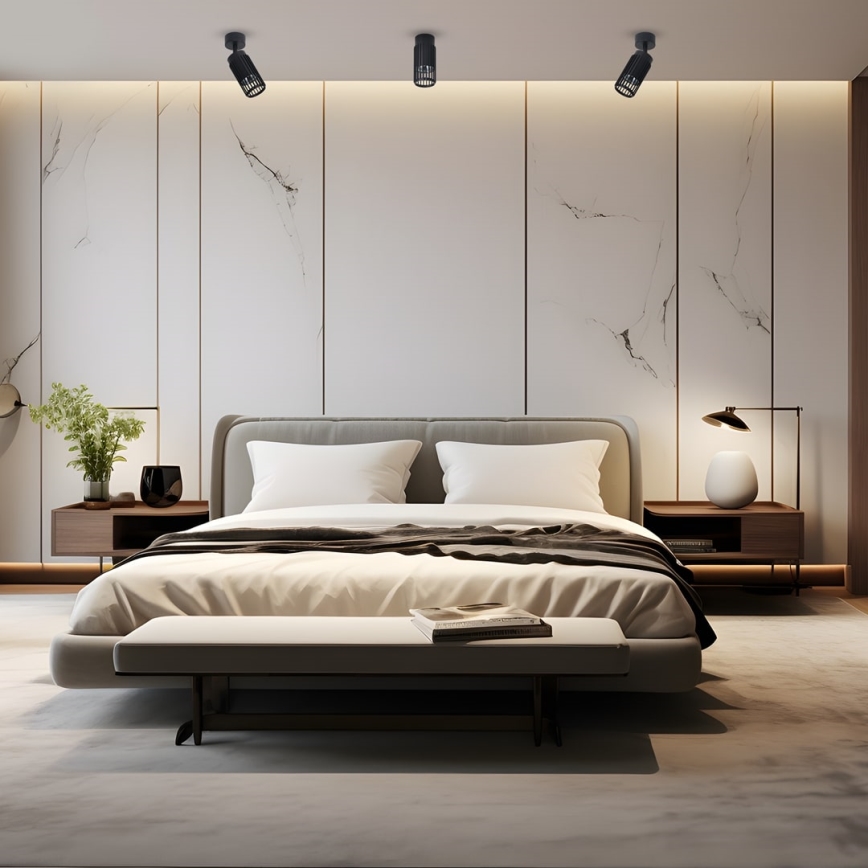 Spotlámpa VERTICAL 1xGU10/8W/230V fekete