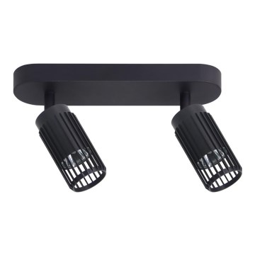 Spotlámpa VERTICAL 2xGU10/8W/230V fekete