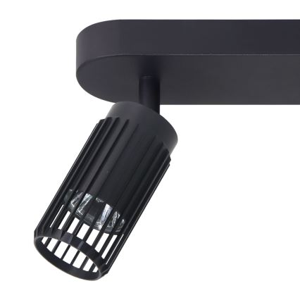 Spotlámpa VERTICAL 2xGU10/8W/230V fekete