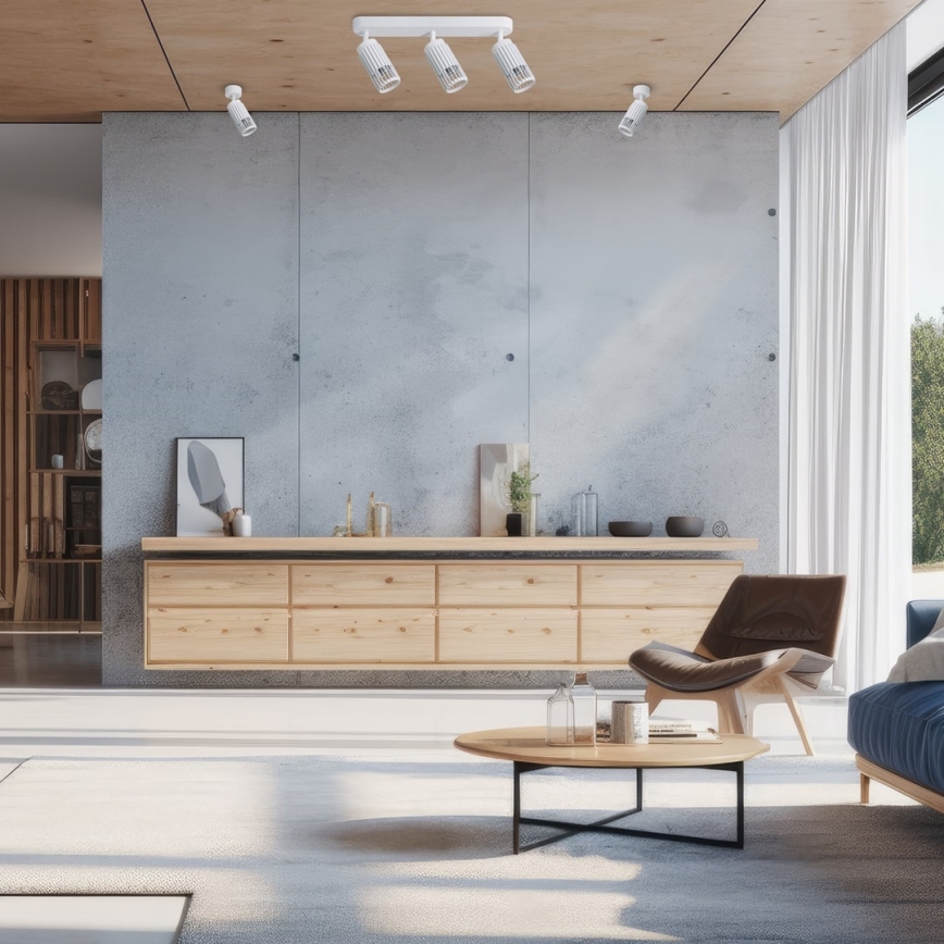 Spotlámpa VERTICAL 3xGU10/8W/230V fehér