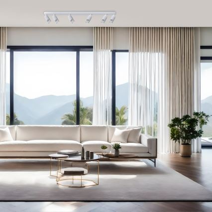 Spotlámpa VERTICAL 6xGU10/8W/230V fehér