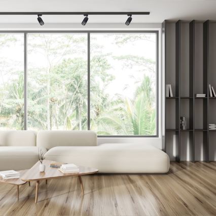 Spotlámpa VERTICAL sínrendszerhez 1xGU10/8W/230V fekete