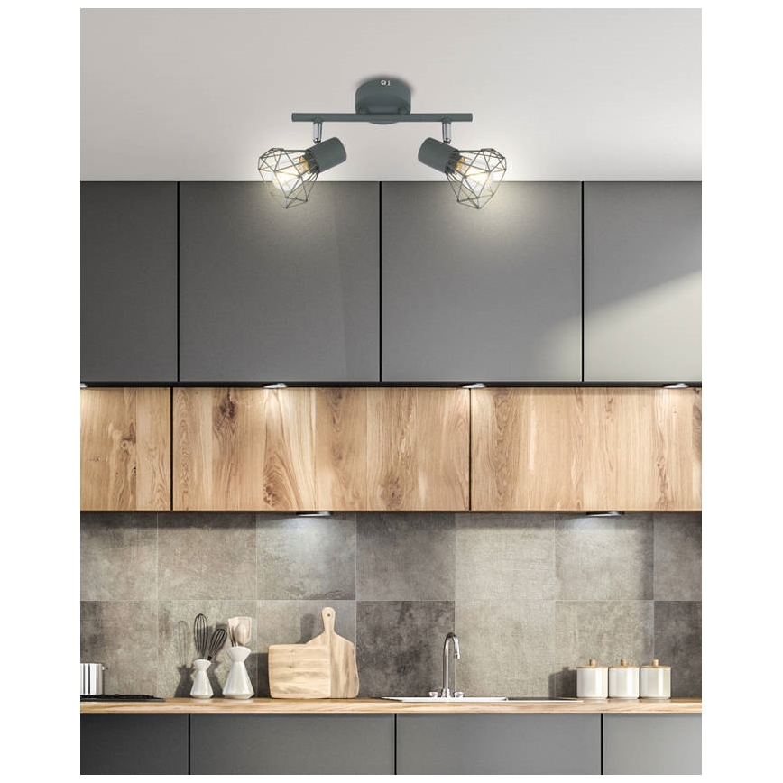 Spotlámpa VERVE 2xE14/40W/230V