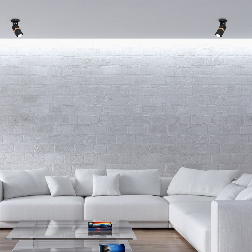 Spotlámpa VIDAR 1xGU10/25W/230V fekete