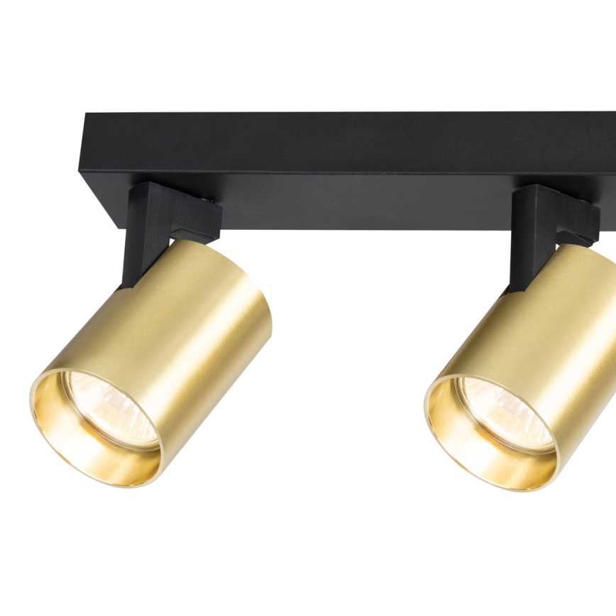 Spotlámpa VOLF 3xGU10/10W/230V arany/fekete