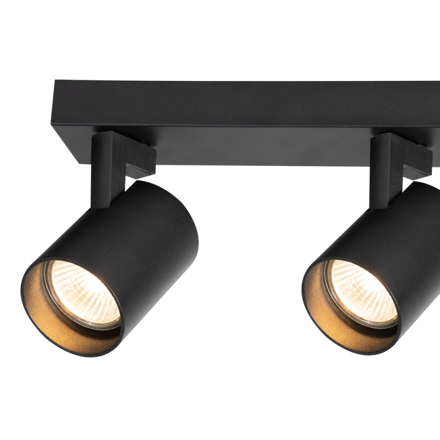 Spotlámpa VOLF 3xGU10/10W/230V fekete