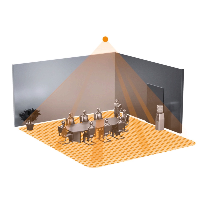 Steinel 002770 - Jelenlét érzékelő IR Quattro HD 24m COM2 fehér