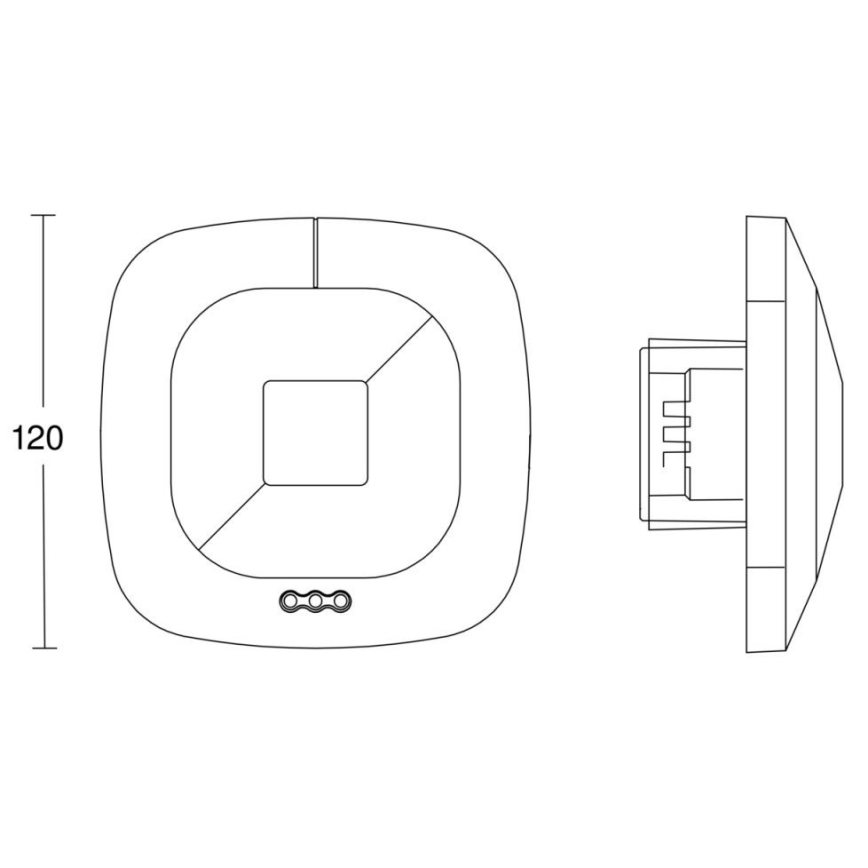 Steinel 002848 - Jelenlét érzékelő HF 360 COM2 fehér