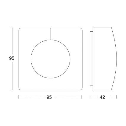 STEINEL 009762 -  Kültéri alkonyérzékelő Light Sensor Dual LiveLink fehér IP54