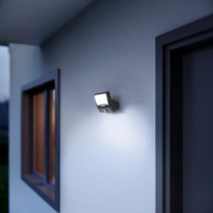 Steinel 012076 - Kültéri fali lámpa a mozgásérzékelős XLED curved LED/10,5W/230V