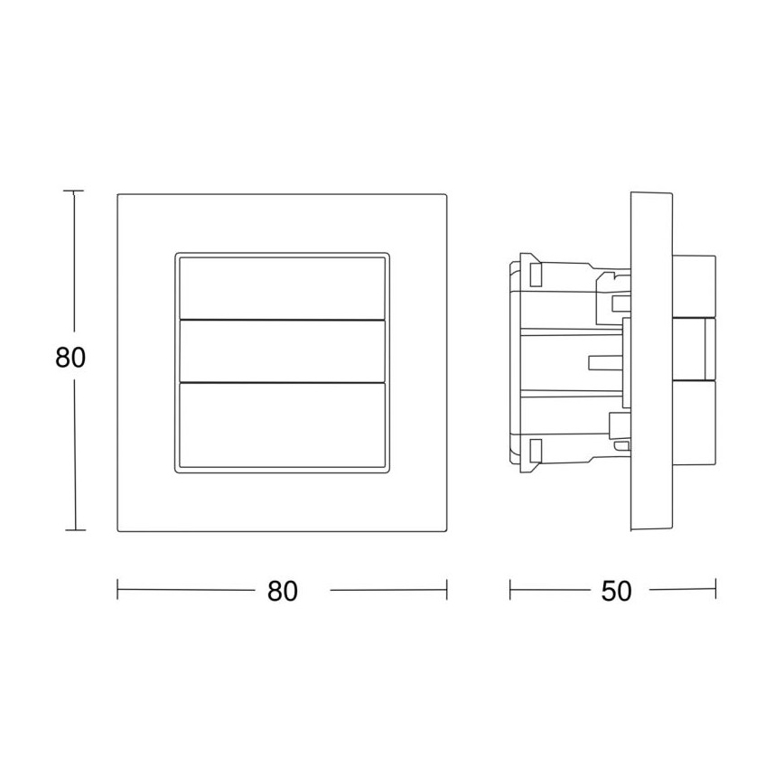 STEINEL 032883 - Mozgásérzékelő HF180 COM1 230V fehér