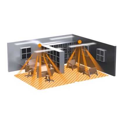 STEINEL 032951 - Mozgásérzékelő IR QUATTRO SLIM XS COM1