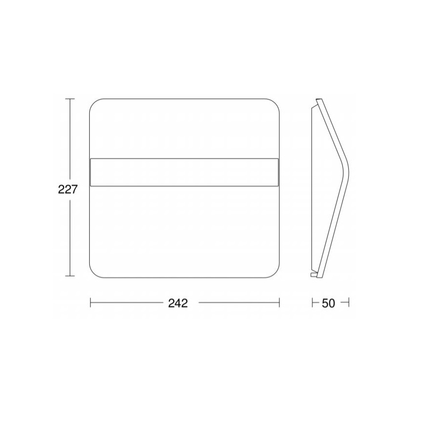 STEINEL 035730 - LED napelemes házszám XSolar LH-N LED/0,03W IP44 2500 mAh