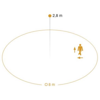Steinel 052539 - LED Mennyezeti lámpa érzékelővel LED/9,5W/230V