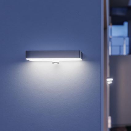 Steinel 052652 - LED napelemes lámpa érzékelővel XSolar SOL-O LED/1,5W 2x2000mAh IP44 ezüst