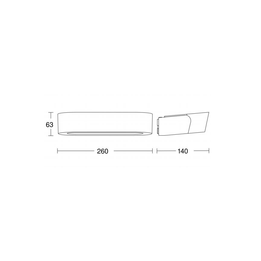 Steinel 053161 - LED Kültéri lámpa alkonykapcsolóval LN 710 LED/8,5W/230V IP44 antracit