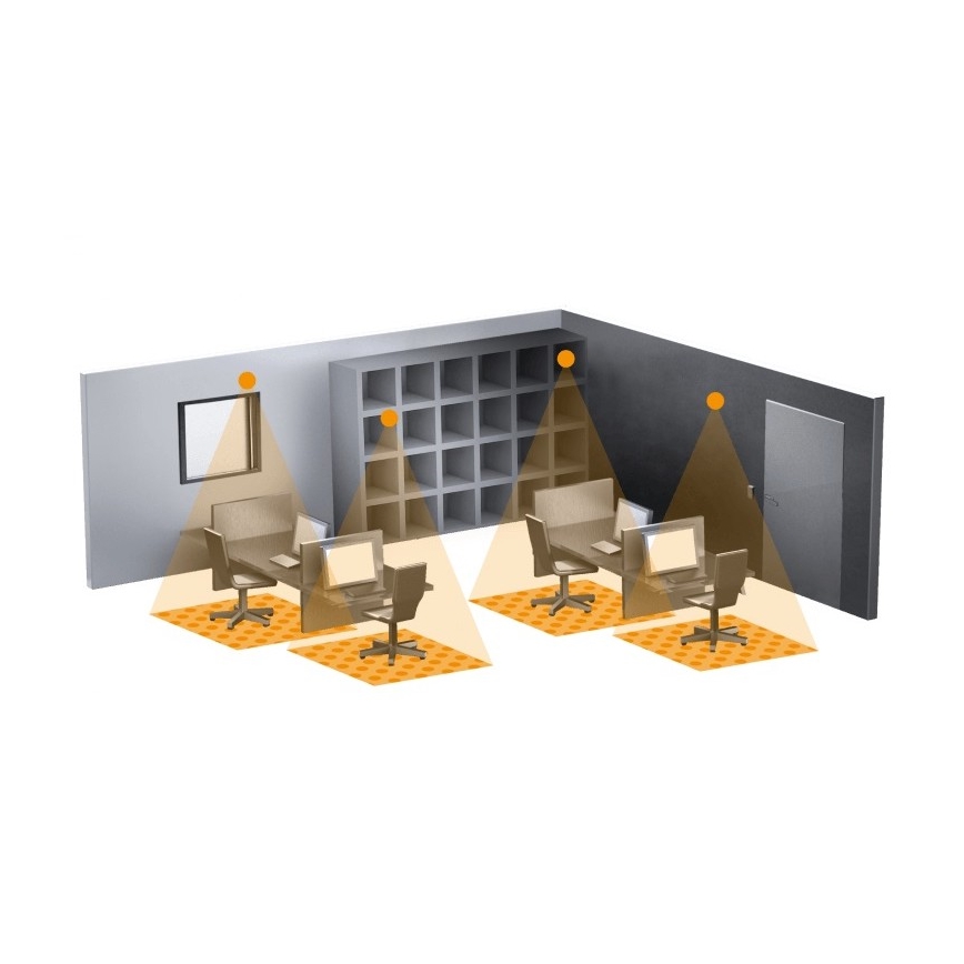 Steinel 053789 - Mozgásérzékelő IR QUATTRO MICRO COM1