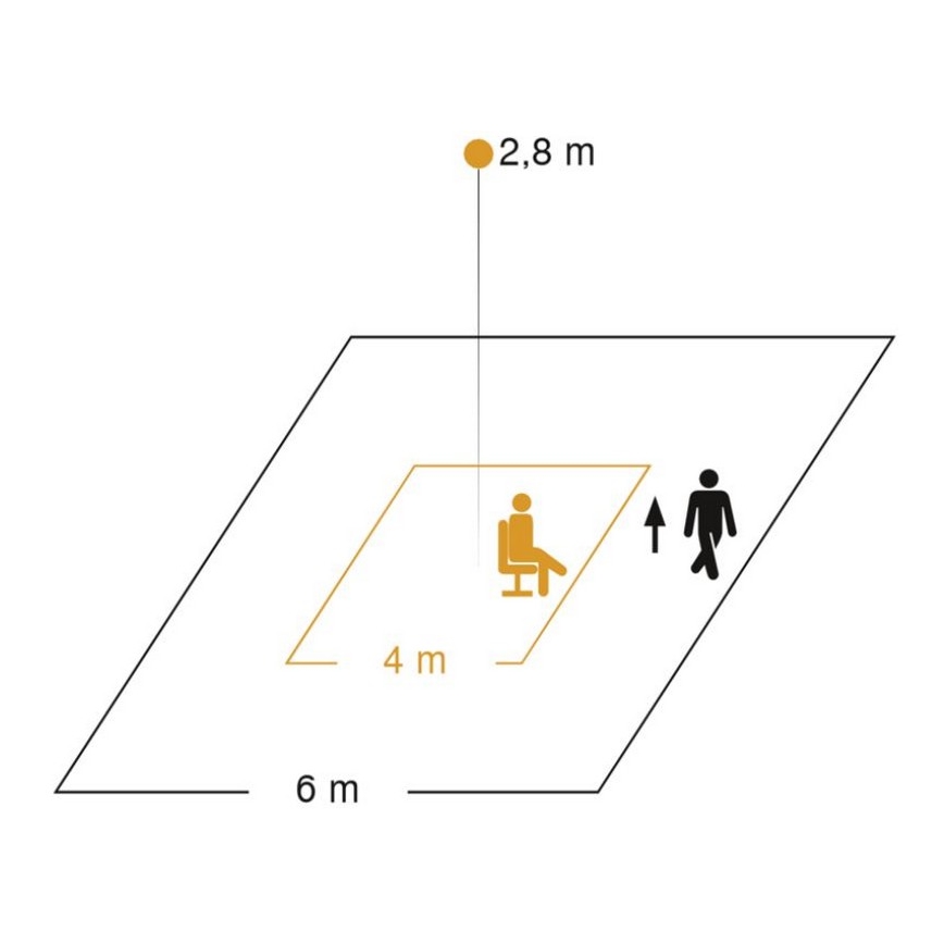 Steinel 053789 - Mozgásérzékelő IR QUATTRO MICRO COM1