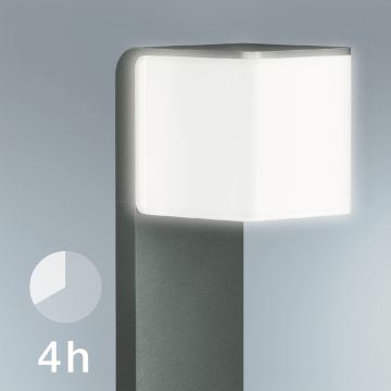 Steinel 055479 - LED Dimmelhető kültéri lámpa érzékelővel CUBO LED/9,5W/230V IP44 antracit