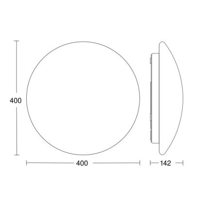 Steinel 056131 - LED Fürdőszobai mennyezeti lámpa RS PRO LED P3 LED/19,5W/230V IP54 3000K