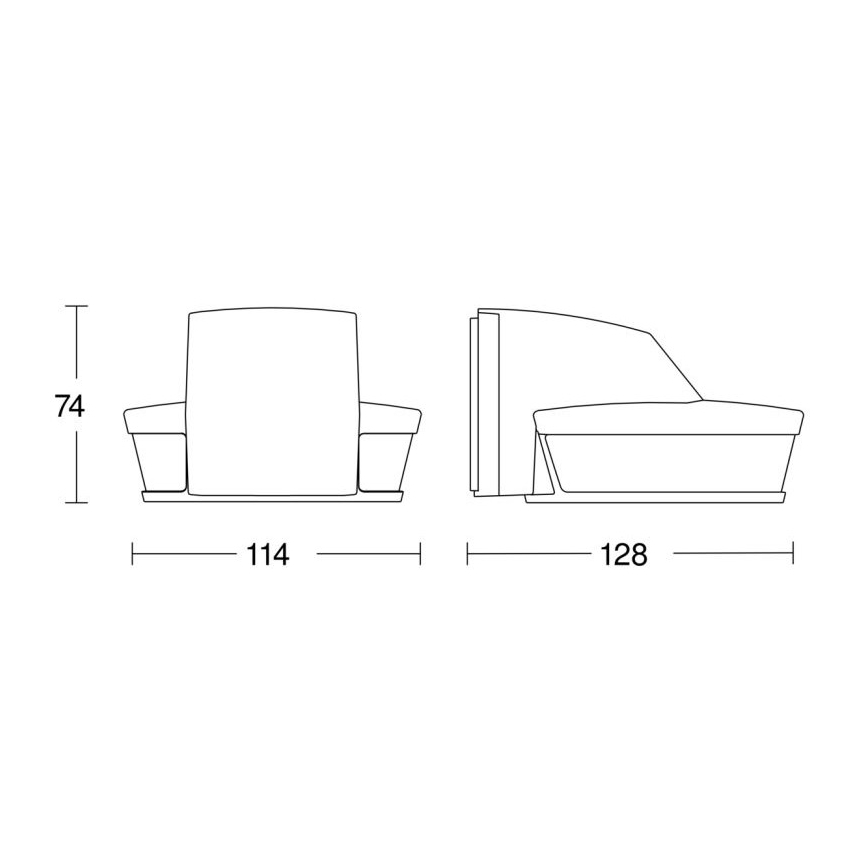 Steinel 056650 - Mozgásérzékelő SensIQ S IP54 antracit