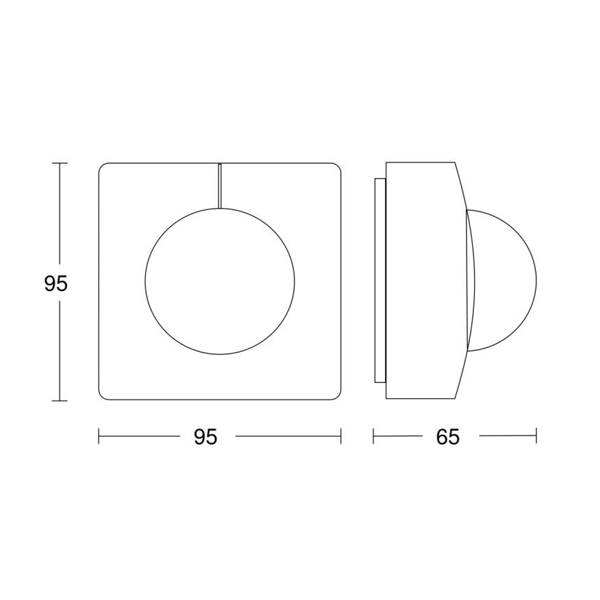 Steinel 057398 - Mozgásérzékelő IS 345 MX Highbay DALI-2 IP54 fehér