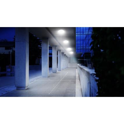 STEINEL 057596- LED Kültéri mennyezeti lámpa érzékelővel QUATTRO LED/14W/230V IP54 3000K
