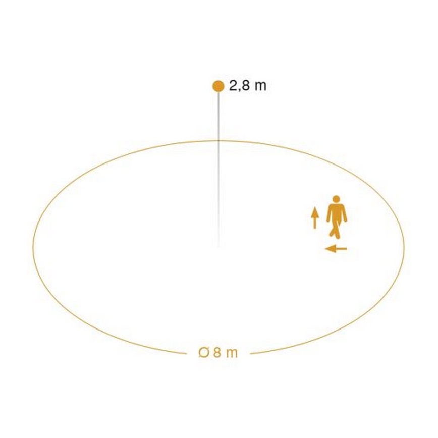 STEINEL 057817 - LED Mennyezeti lámpa érzékelővel LED/15W/230V