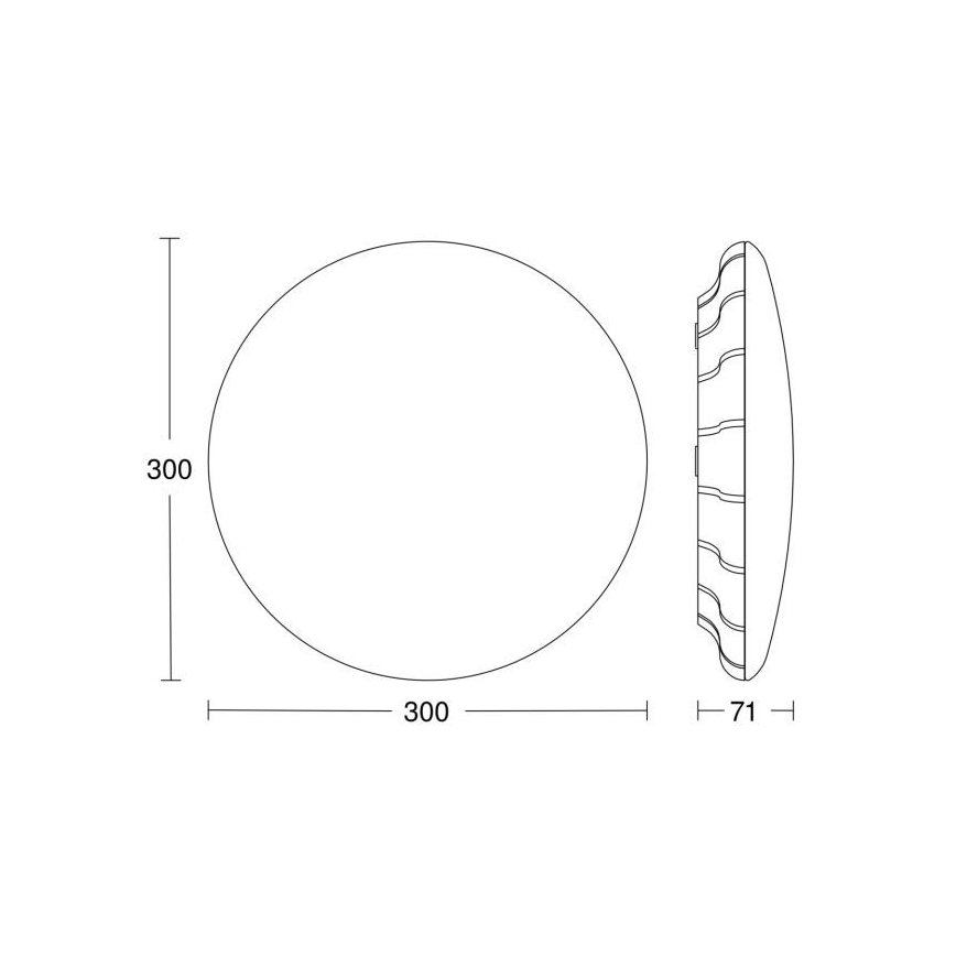 STEINEL 057817 - LED Mennyezeti lámpa érzékelővel LED/15W/230V