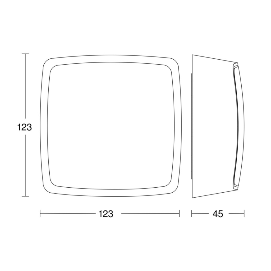 Steinel 057930 - Jelenlét érzékelő TRUE PRESENCE COM2 fehér IP54