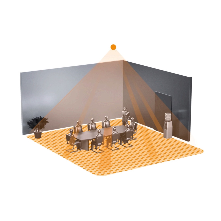 Steinel 058470 - Jelenlét érzékelő IR Quattro HD 24m KNX fehér