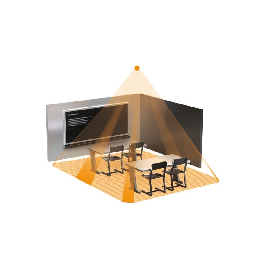 Steinel 058487 - Jelenlét érzékelő IR Quattro 8m V3 KNX fehér