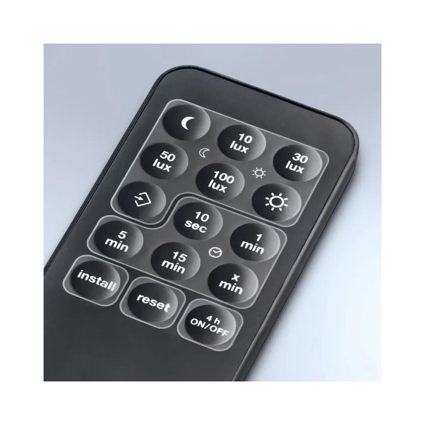 Steinel 059538 - SensIQ mozgásérzékelő IP54 fekete + távirányító