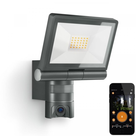 Steinel 065294 - LED Reflektor érzékelővel és kamerával LED/21W/230V IP44
