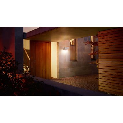 STEINEL 065690 - LED Kültéri fali lámpa érzékelővel L800 LED/7,5W/230V IP44