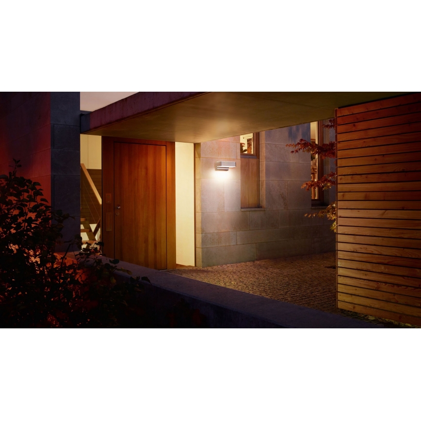 STEINEL 065690 - LED Kültéri fali lámpa érzékelővel L800 LED/7,5W/230V IP44