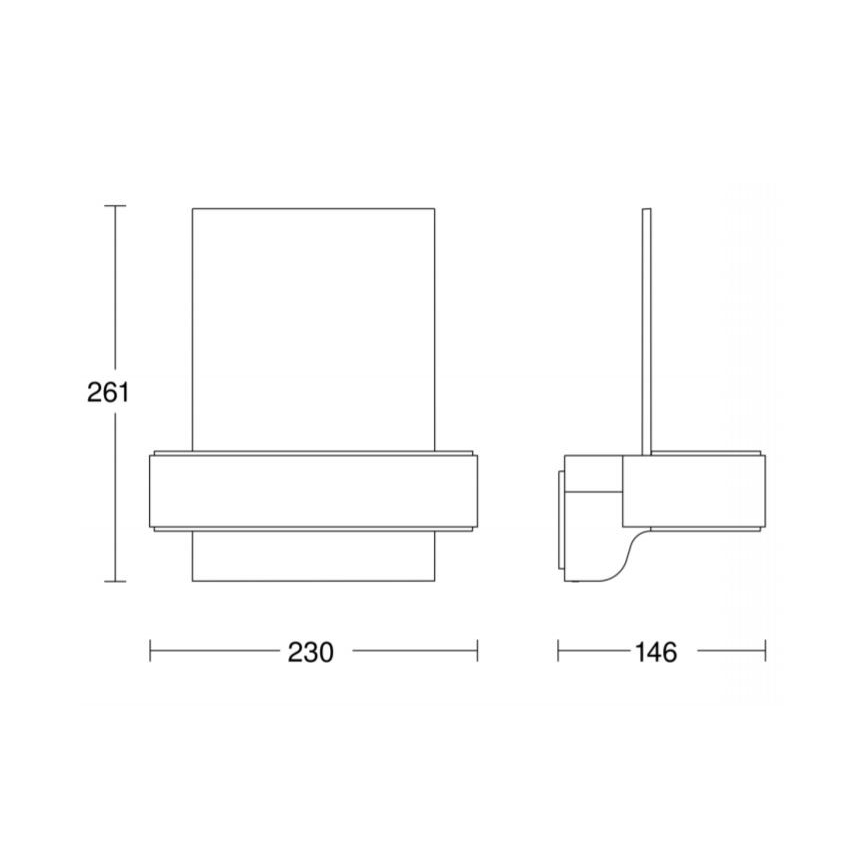 STEINEL 065713 - LED Házszám érzékelővel L820 LED/12,5W/230V IP44