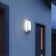 Steinel 065782 - Kültéri fali lámpa alkonyatérzékelővel L 22 1xE27/60W/230V IP44 rozsdamentes acél