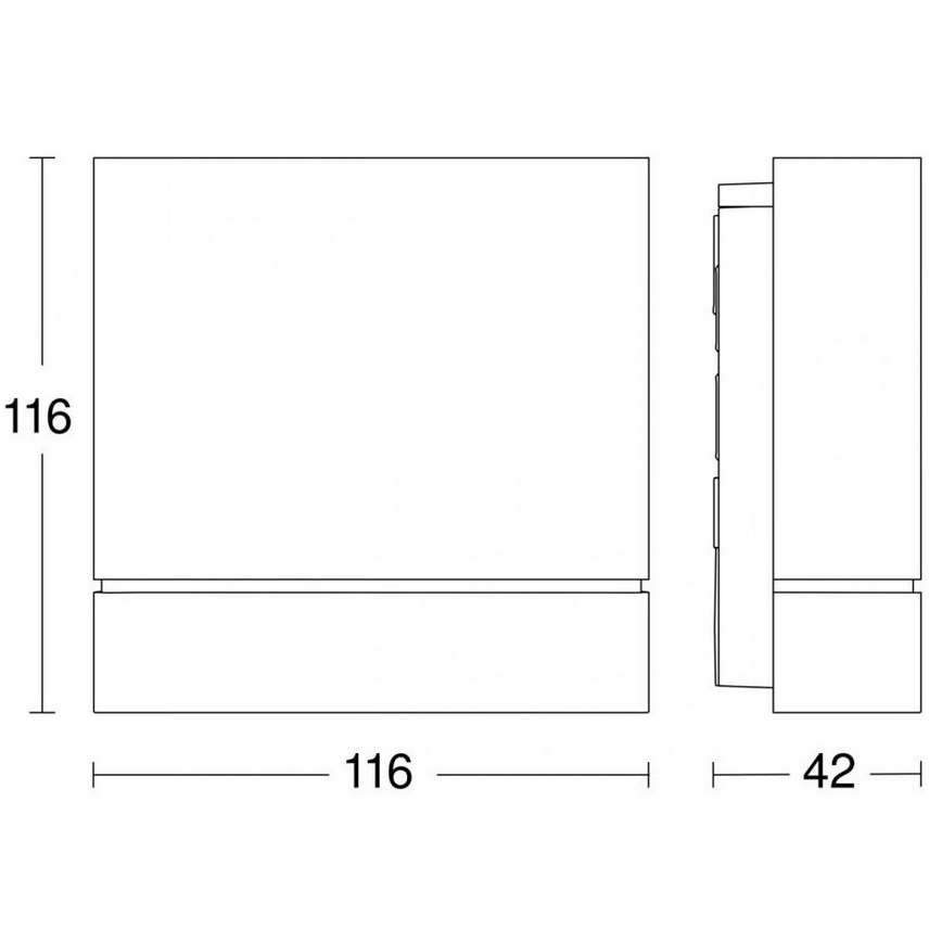 Steinel 066109 - Kültéri mozgásérzékelő IS 180 DIGI HD COM1 IP54 fehér