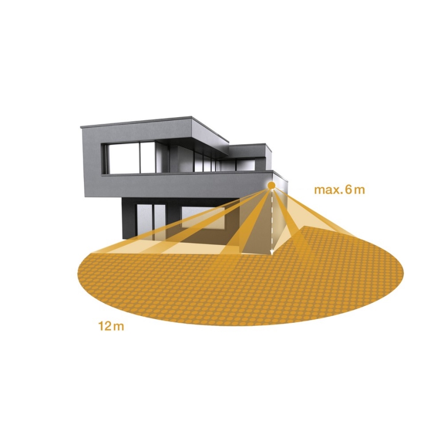 Steinel 068110 - LED reflektor érzékelős XLED PRO LED/20W/230V 3000K IP44 fekete