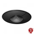 Steinel 068639 - Jelenlét érzékelő IR Quattro MICRO 6m COM1 IP65 fekete