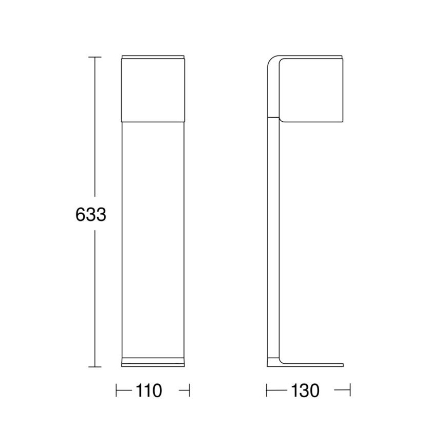Steinel 079284 - LED Kültéri lámpa GL 80 C LED/9,1W/230V IP44 antracit