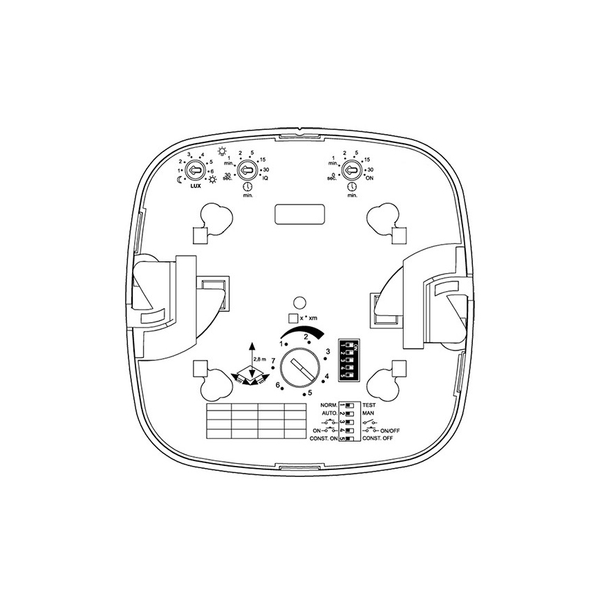 Steinel 079529 - Jelenlét érzékelő HF 360 DALI-2 APC fehér