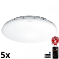 Steinel 079727 - KÉSZLET 5x LED Mennyezeti lámpa érzékelővelRS PRO S30 SC LED/25,7W/230V 3000K