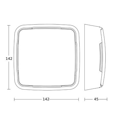 Steinel 081850 - Multiérzékelő True Presence V2 IP AP WS fehér