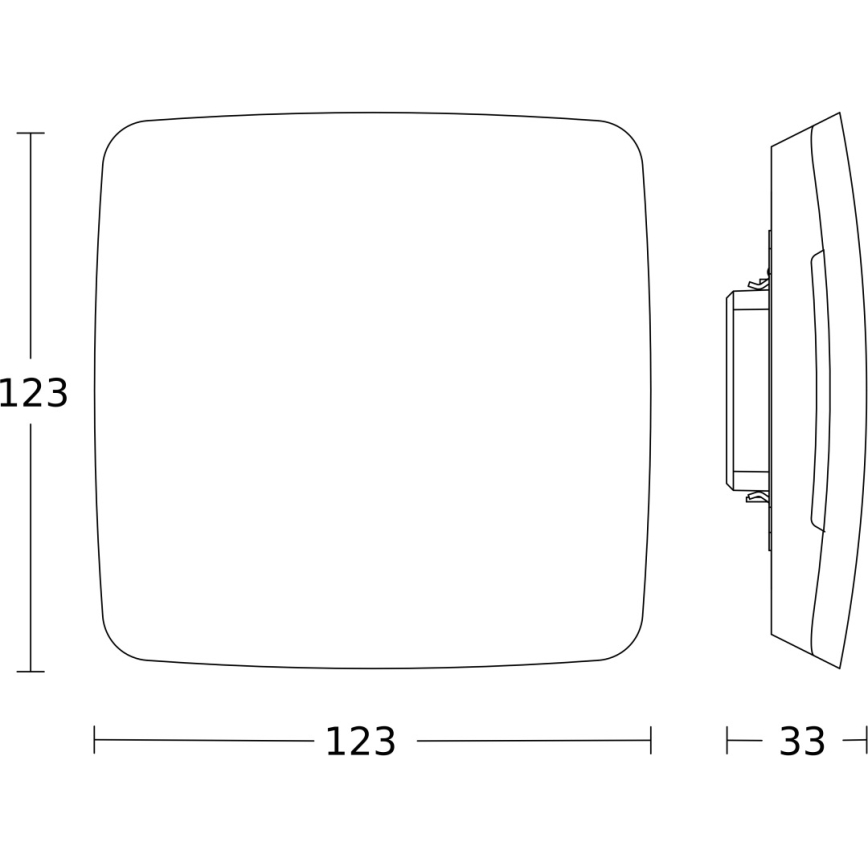 Steinel 086060 - Multiérzékelő True Presence beépíthető KNX SW fekete