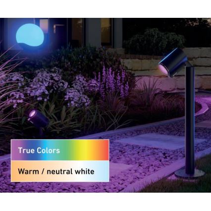 Steinel 089320 - RGBW LED kültéri lámpa érzékelővel LED/7,9W/24V IP65