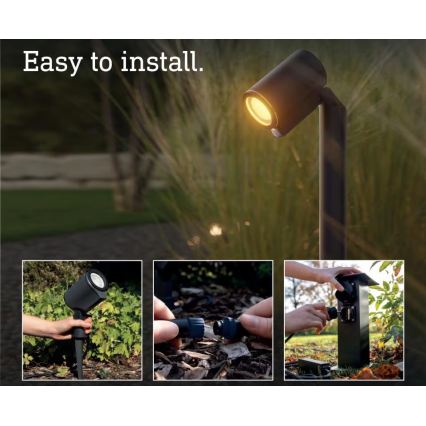 Steinel 089320 - RGBW LED kültéri lámpa érzékelővel LED/7,9W/24V IP65