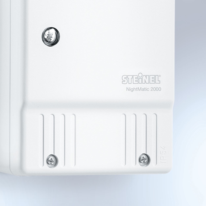 STEINEL 550417 - Alkonykapcsoló NightMatic 2000 fehér IP54