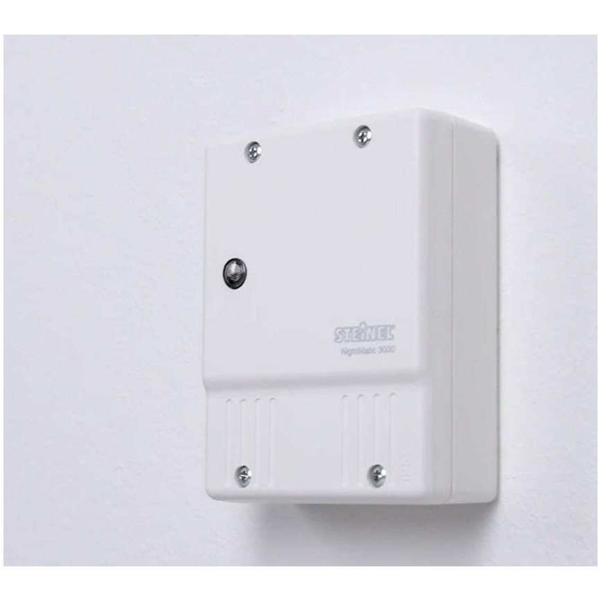 STEINEL 550615 - Alkonykapcsoló NightMatic 3000 Vario fehér IP54